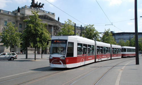 Das Straßenbahnnetz in Braunschweig soll ausgebaut werden. Symbolfoto: Verkehrs-GmbH