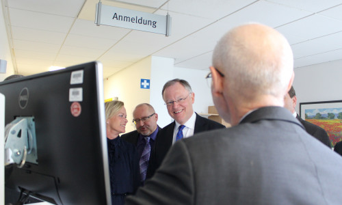 Vor kurzem war Ministerpräsident Weil zu Besuch im Städtischen Klinikum. Foto: Nick Wenkel