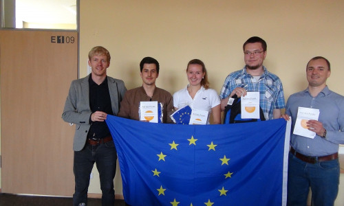 Otto-Bennemann-Schule informiert sich über EU. Foto: Privat