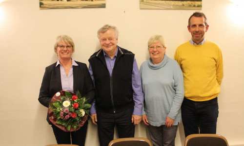 Der neue Vorstand von links: Ulrike Jungkurth, Jürgen Lingelbach, Anni Puttkammer, Ralf Eilers. Foto: Privat