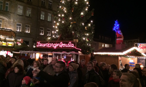 Der Helmstedter Weihnachtsmarkt beginnt am kommenden Freitag.

Foto: Helmstedter Stadtmarketing