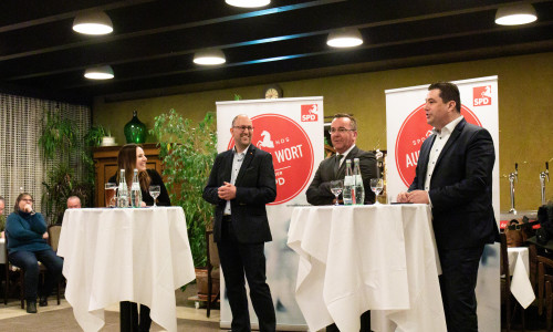 Innenminister Boris Pistorius sprach im Hotel Nöhre in Wittingen. Foto: privat
