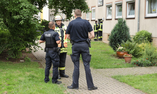 Die Feuerwehr konnte schnell wieder abrücken, weil weder Feuer noch Rauch zu verzeichnen war. Foto: Rudolf Karliczek