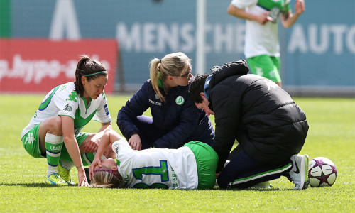 Mehrere Verletzungen plagten Julia Simic in dieser Saison. Symbolfoto: Agentur Hübner
