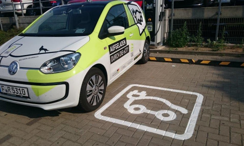 Fahrer von Elektroautos haben Vorteile beim Parken in der Stadt. Foto Stadt Wolfsburg