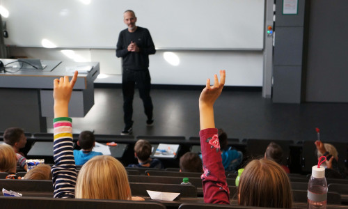 75 Kinder schnupperten erstmals Hochschulluft in altersgerechten Vorlesungen. Foto: Ostfalia