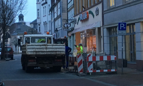 Inzwischen ist die Baustelle in der Stederdorfer Straße verschwunden. Foto: Frederick Becker