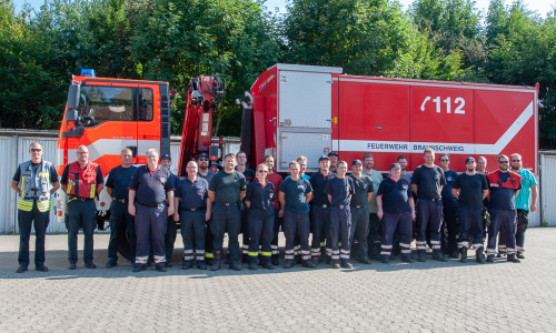 Die Feuerwehr Braunschweig war in Brandenburg im Einsatz. Fotos: Feuerwehr Braunschweig