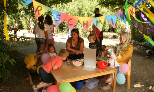 Im Kindergarten Lummerland wurde ein buntes Sommerfest gefeiert. Fotos: Stadt Peine 