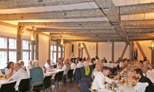 Im Rathaus wurden am Freitag die Schützen empfangen. Fotos: Raedlein, Stadt Wolfenbüttel