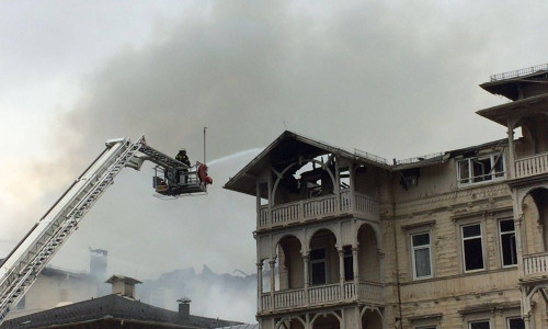 Staatsanwaltschaft geht beim Feuer des Harzburger Hofs von Brandstiftung aus Foto: Anke Donner 