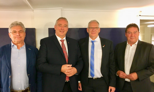 Von links: Herbert Theissen, Frank Oesterhelweg, Reiner Jahns und Uwe Lagosky. Foto: CDA/CDU