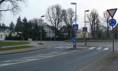 Ein Kreisverkehr in Wolfenbüttel, Foto: Archiv