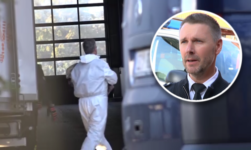 Polizeisprecher Matthias Pintak über den Fall der vermeintlichen LKW-Schlepper. Foto/Video: Rudolf Karliczek