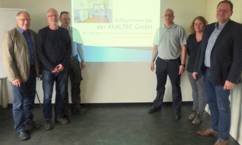 Der SPD-Landtagsabgeordnete Marcus Bosse besuchte die Firma  REALTEC in Remlingen. Foto: 