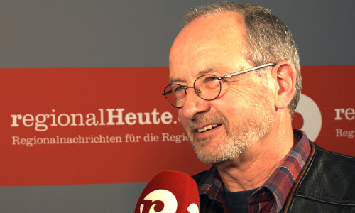 Klaus Brinkmann (Die LINKE) im regionalHeute.de-Studio. Foto/Video: Nadine Munski-Scholz