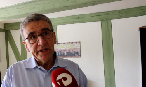 Bürgermeister Thomas Pink tritt aus der CDU aus. Foto/Video: Werner Heise 