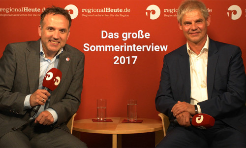 Salzgitters Oberbürgermeister Frank Klingebiel zu Besuch im regionalHeute.de-Studio. Videos: Jan Weber