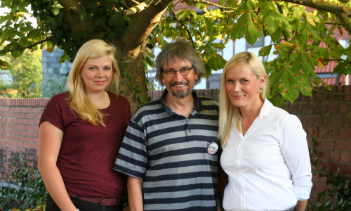 Die Organisatoren der Infoveranstaltungen. Von links: Anke Renken, Diethelm Krause-Hotopp und die Sprecherin Stefanie Weitkamp. Foto: Ulrike Siemens 