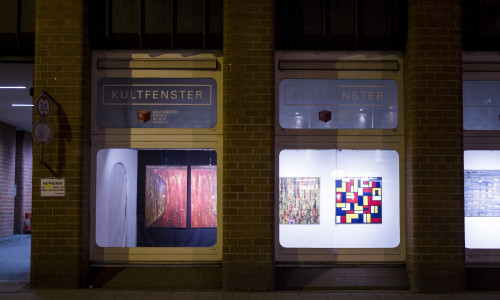  Neue Kunst im Kultfenster: Ab sofort ist in den Kultfenstern eine Ausstellung der Braunschweiger Künstlerin Barbara Koukal zu sehen. Foto: Barbara Koukal