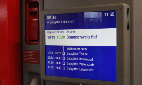 Ab jetzt gehts alle 30 Minuten von Salzgitter nach Braunschweig. Foto / Video: Sandra Zecchino