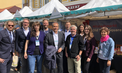 Die Delegation aus Braunschweig beim Internationalen Hansetag in Pskow. Foto: Braunschweig Stadtmarketing GmbH