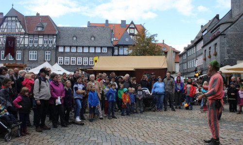 Beim Kaisermarkt hält das Mittelalter Einzug in Goslar. Archivfoto: Anke Donner