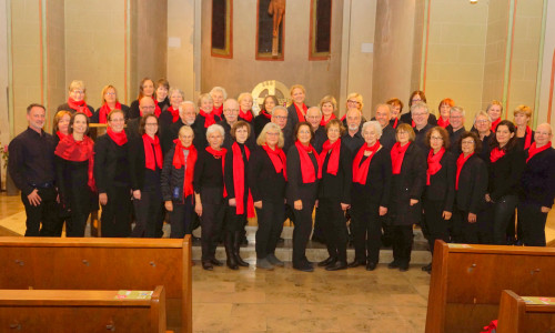 Der gemischte Chor von St. Petrus gestaltet die Messe zur Förderung der St.-Ansgar-Orgel. Foto: Martin Pfeiffer