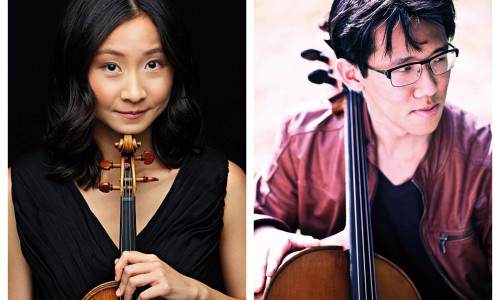 Yuliia Van (Violine) und Stanislas Kim (Violoncello). Fotos: Veranstalter