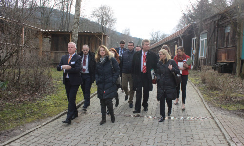 Der SPD-Landtags-Vizepräsident Klaus-Peter Bachmann besuchte am Freitag  das Integrationszentrum in Goslar. Fotos: Anke Donner 
