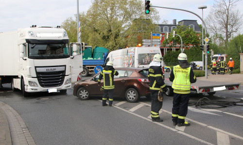 Erneut kam es am Grünen Platz zu einem Unfall mit einer schwer verletzten Person. Fotos: Rudolf Karliczek/Video: Aktuell24