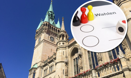Im Braunschweiger Rathaus erhält der Wähler am Sonntag alle Informationen, die er benötigt. Symbolfoto: Archiv