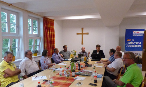 Die CDU Fraktion beendete am vergangenen Montag ihre Sommerpause und traf sich zur ersten Sitzung in Hattorf. Foto: CDU Wolfsburg