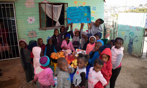 Die Kinder aus Windhoek bedanken sich bei der Großen Schule: "Danke für Euren Beitrag. Wir wissen es wirklich zu schätzen." Foto: Große Schule Wolfenbüttel