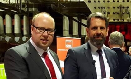 Jörn Domeier, Mdl und Olaf Lies, Energieminister: Foto: SPD