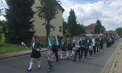 An diesem Wochenende wird in Hornburg das Schützenfest gefeiert. Fotos: Anke Donner 
