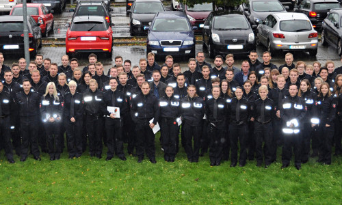 Die neuen Mitarbeiterinnen und Mitarbeiter der Polizeidirektion Braunschweig wurden begrüßt. Foto: Polizei