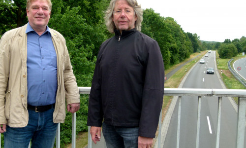 Ortsbürgermeister Ralf Mühlisch (links) und SPD-Fraktionschef Hans-Georg Bachmann. 

Foto: privat