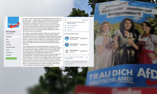 Die AfD in Salzgitter scheint auf Facebook gehörig übers Ziel hinausgeschossen zu sein. Symbolfoto: Nicole Wiedemann 