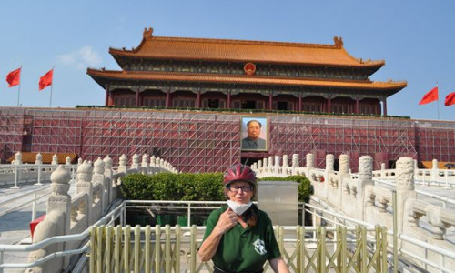 Roswitha Söchtig in Peking. Foto: Privat