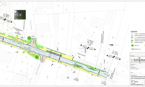 Die Gießereistraße soll komplett erneuert werden. Grafik: Stadt Salzgitter