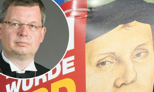 Landesbischoff Meyns verdammt die Instrumentalisierung von Martin Luther durch die NPD. Fotos: Evang. Landeskirche Braunschweig/Frederick Becker