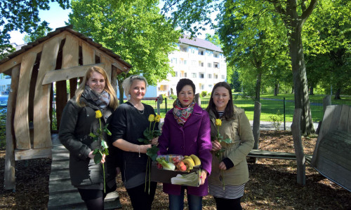Von links: Lea Schmidt, Janine Grenz, Immacolata Glosemeyer sowie Joelina Rogalski. Foto: Büro Immacolata Glosemeyer