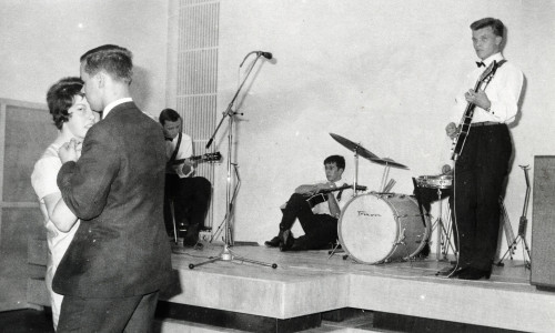 Die Lumpis spielen im Alvar-Aalto-Kulturhaus, 1962. Foto: Gerd Müller