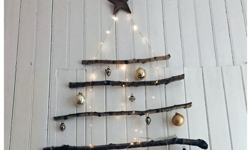 Eine besonders nachhaltige Version des Weihnachtsbaumes.
Foto: Anna Brandt