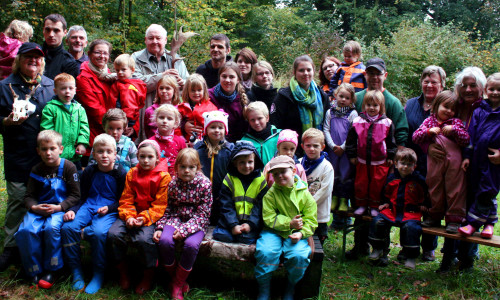 Die Teilnehmer des letzten Waldtages hatten viel Spaß. Foto: Bernd-Uwe Meyer