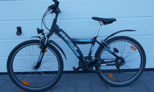 Dies ist das gestohlene Fahrrad. Wo ist sein Besitzer? Foto: Polizei