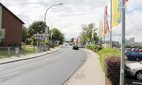 Die Wilhelm-Mast-Straße ist die Verlängerung zur Straße Am Rehmanger. Foto: Archiv