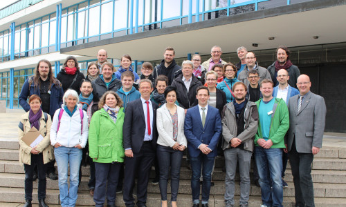 Teilnehmer aus 20 Städten trafen sich am Wochenende in Wolfsburg zum gemeinsamen Austausch. Foto: Julian Bergmeier 