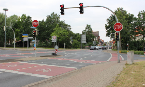 Keine direkte Durchfahrt  von der Innenstadt zur Auguststadt mehr möglich. Foto: Max Förster